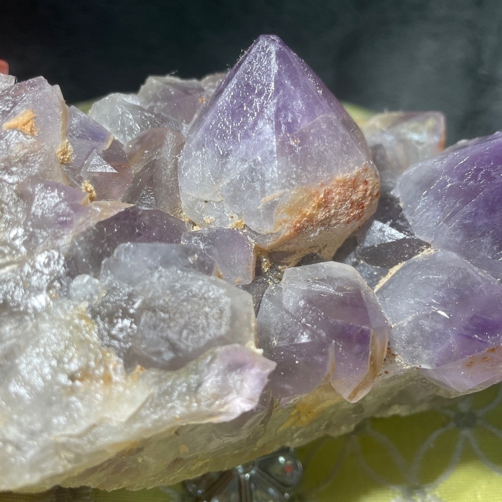 Raw AMETHYST CLUSTER from MADAGASCAR XL TEETH-5”x3.5”x2” extra chunky